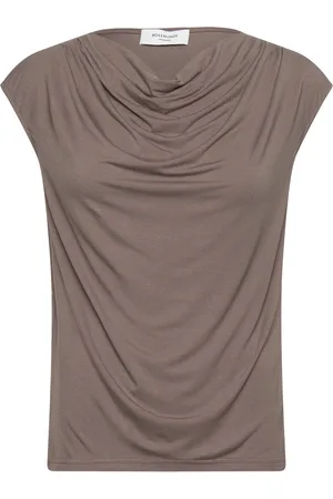Rosemunde Rwbiarritz Ss Waterfall T-Shirt Brown