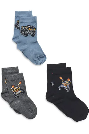 Lindex Sock Sb Monster Truck Navy