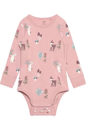 Lindex Body Animal Flower Aop Pink