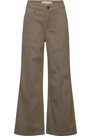 Sofie Schnoor Izzasy Mid Waist Trousers Khaki
