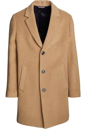 Tommy Hilfiger Dc Wool Mix Coat Beige