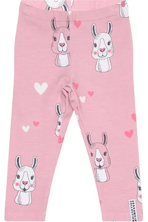 Geggamoja Bamboo Leggings Pink Lama Pink