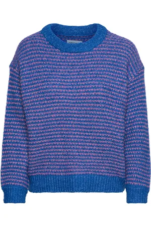 Lollys Laundry Terryll Knit Jumper Ls Blue