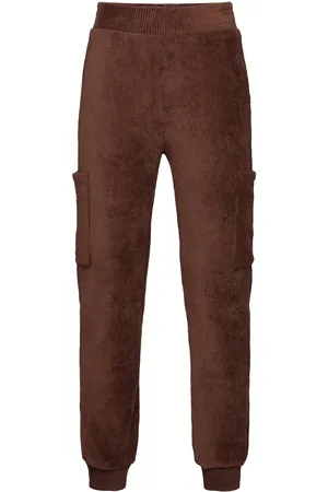 Lindex Trousers Cord Cargo Brown