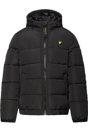 Lyle & Scott Quilted Puffer Coat Black
