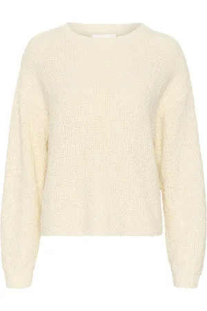 My Essential Wardrobe Carrymw Knit Pullover White