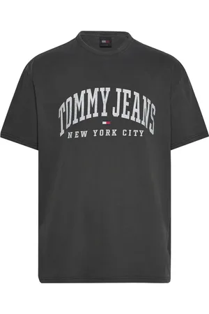 Tommy Hilfiger Tjm Reg Arc Varsity Washed Tee Black