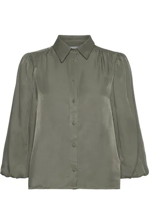 Minus Mssherina 3/4 Sleeve Shirt Khaki