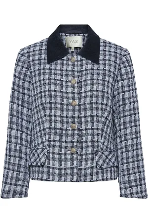 Y.A.S Bucana Ls Short Jacket Blue