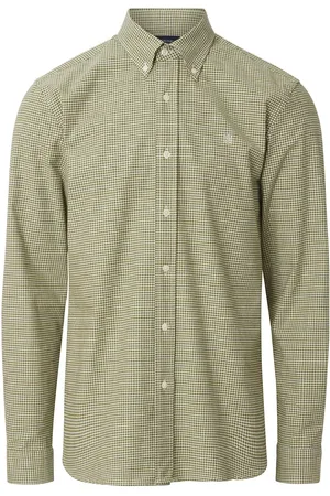 Lexington Classic Cotton Linen Shirt Green