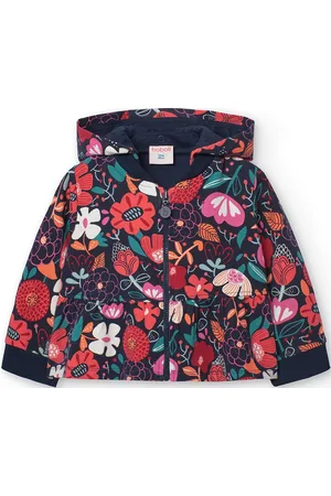 Boboli Fleece Jacket Floral For Baby Girl -Bci Patterned
