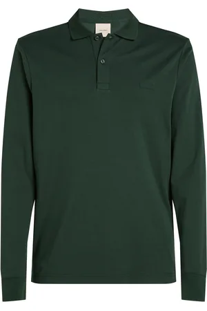 Calvin Klein Liquid Touch Slim Ls Polo Green