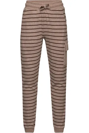 EN FANT Pants Sweat Stripe Beige