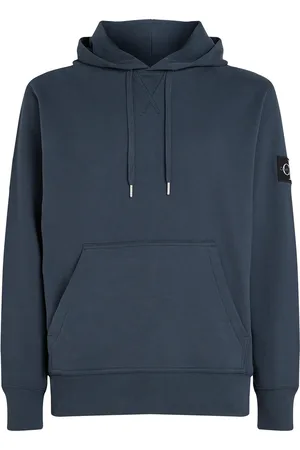 Calvin Klein Badge Hoodie Blue