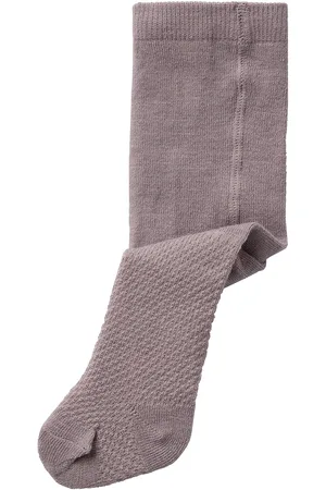 NAME IT Nbfwakma Wo/Bl Structure Pantyhose Purple