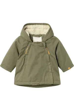 Lil Atelier Nbmgodo Padded Loose Jacket Fo Lil Khaki