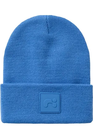 NAME IT Nmnmalik Knit Beanie Badge Blue