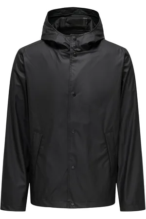 Only & Sons Onsluca Rain Jacket Otw Vd Black