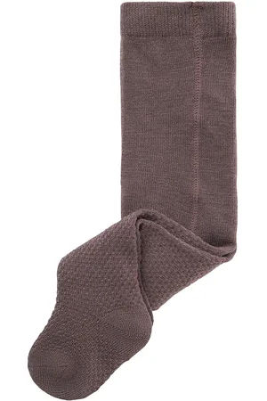 NAME IT Nbfwakma Wo/Bl Structure Pantyhose Purple