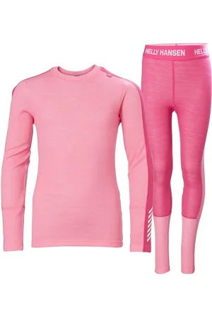 Helly Hansen Jr Lifa Merino Midweight Set Pink