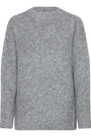 Norr Filine Knit Top Grey
