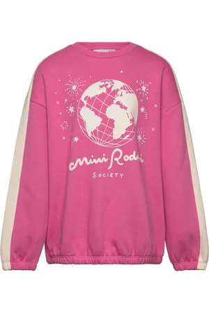 Mini Rodini Society Sp Sweatshirt Pink