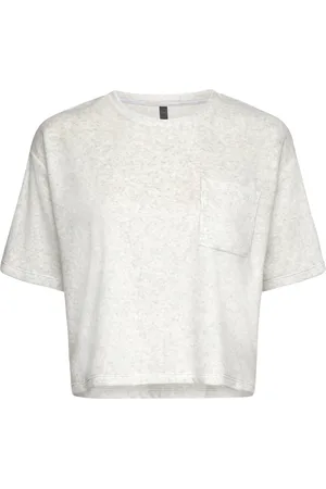 Hunkemöller Top Ss Cotton Velours Grey
