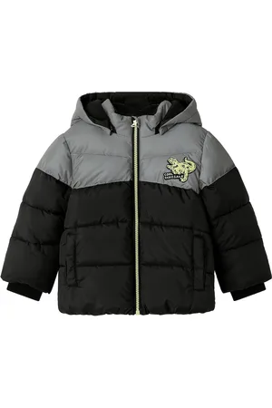 NAME IT Nmmmorten Puffer Jacket Dino Detail Black