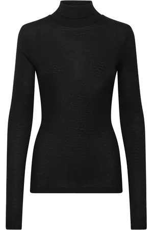 Kaffe Karonia Rollneck T-Shirt Black
