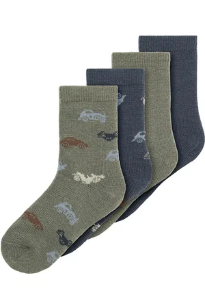 NAME IT Nmmwak Wo/Bl 4P Sock Navy