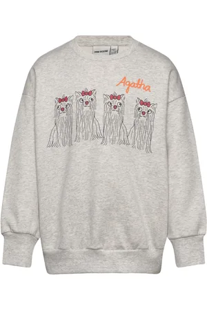 Mini Rodini Agatha Dogs Sp Sweatshirt Grey