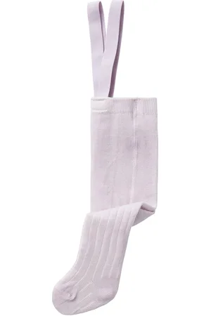 NAME IT Nbfwakma Wo/Bl Rib Pantyhose W/Sus Purple