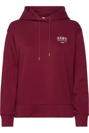 GANT Small Graphic Hoodie Red