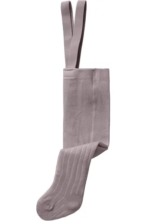 NAME IT Nbfwakma Wo/Bl Rib Pantyhose W/Sus Purple