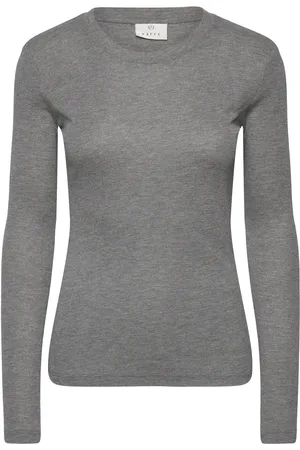 Kaffe Karonia Ls T-Shirt Grey