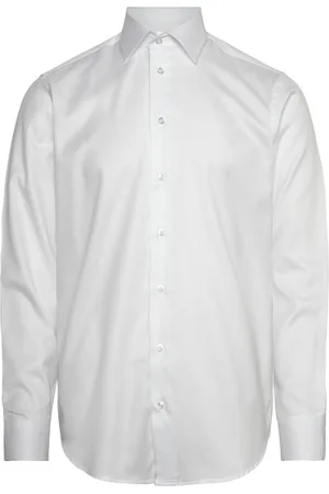 BOSWEEL SHIRTS EST. 1937 Herringb White