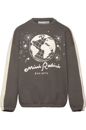 Mini Rodini Society Sp Sweatshirt Grey