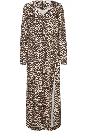Coster Copenhagen Dress In Leo Print Brown