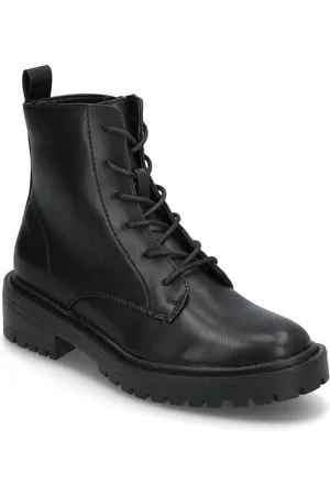 ONLY Onlbold-17 Pu Lace Up Boot - Noos Black