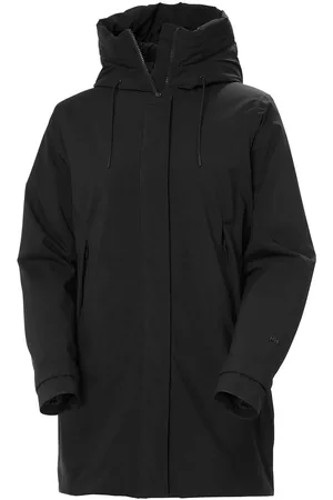 Helly Hansen W Victoria Ins Mid Rain Jacket Black