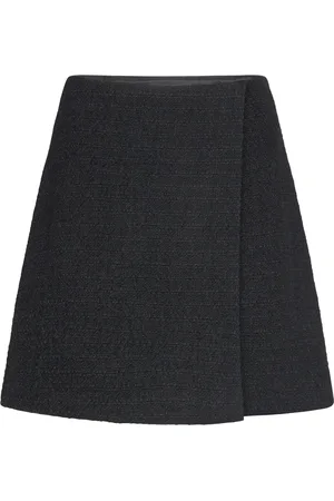 By Malina Farrah Boucle Mini Skirt Black