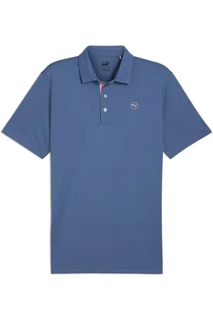 PUMA Pure Solid Polo Blue
