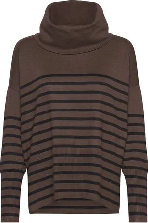 Saint Tropez Grilasz Cowlneck Pullover Brown