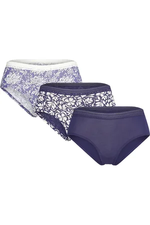Etam Jackie Lace - 3 Shortys Blue