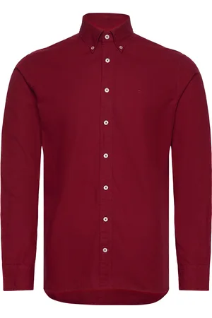 Hackett Ess Gmt Dyed Oxford Burgundy