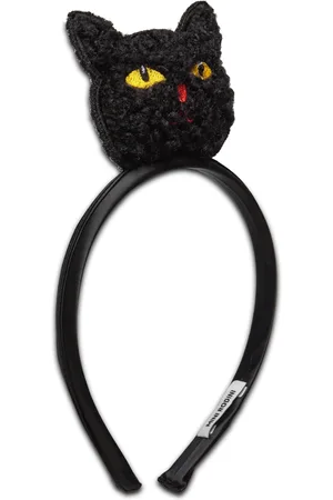 Mini Rodini Fluffy Cat Headband Black