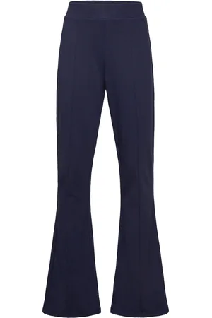 MANGO Flared Leggings Navy