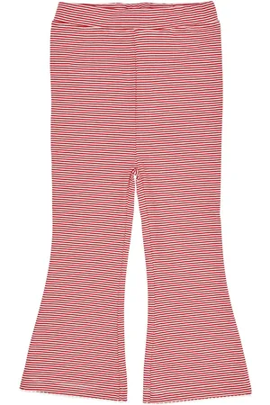 Copenhagen Colors Striped Flare Pant Red