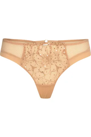 Chantelle Fleurs Signature Tanga Beige