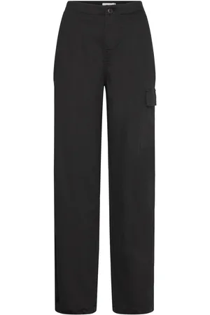 Calvin Klein Brushed Cotton Cargo Pant Black